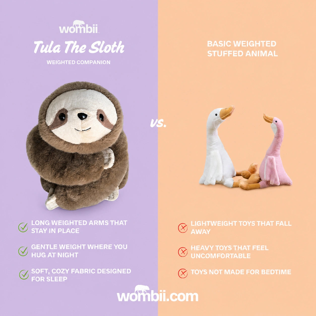 Tula The Sloth Weighted Stuffed Animal